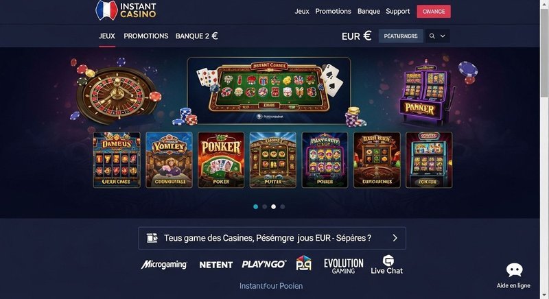 Meilleur casino instant à France