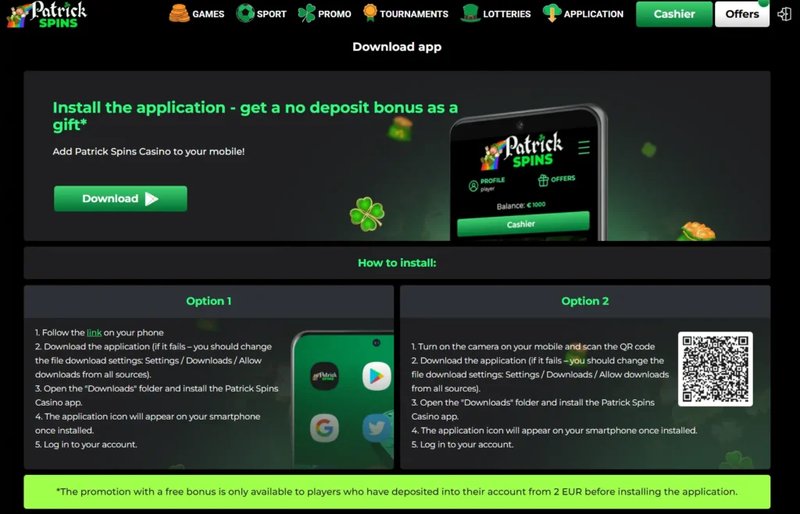 Patrick spins login in United Kingdom